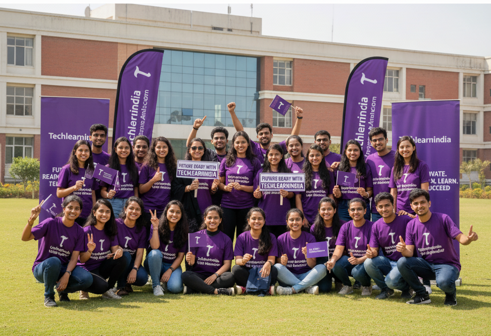 Campus ambassador representing TechLearn India